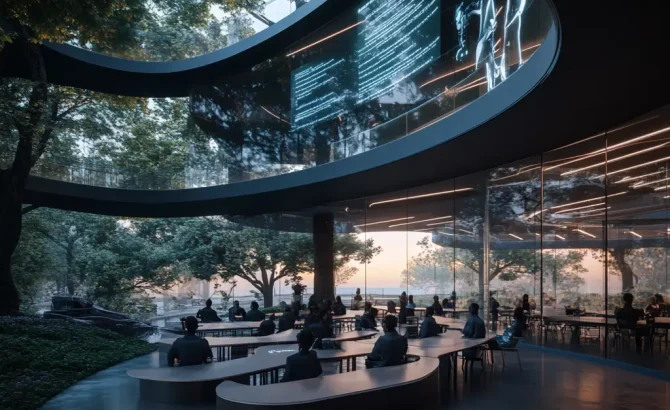 lanko2g_A_futuristic_academic_interior_featuring_a_sleek_AI-p_b3e2a7fd-25e3-43a8-a6d1-41fc9497df23_0