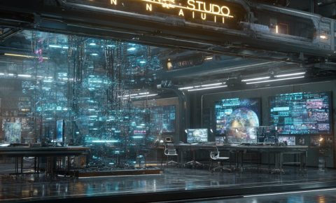lanko2g_A_futuristic_creative_workspace_where_holographic_pip_100849f5-a207-4eb0-b2e3-475df15ccbe1_0