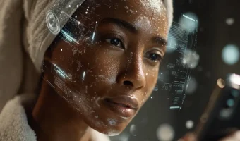 lanko2g_A_modern_African_woman_using_a_mobile_AI_skincare_sca_bca4f97f-4653-4cb7-b299-bd7b50f1917d_0