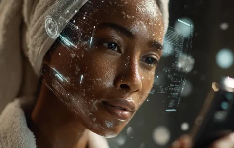 lanko2g_A_modern_African_woman_using_a_mobile_AI_skincare_sca_bca4f97f-4653-4cb7-b299-bd7b50f1917d_0