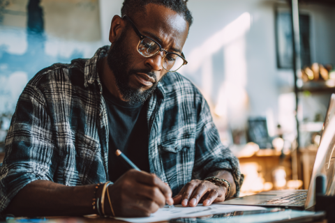 lanko_A_focused_nigerian_freelance_creator_working_alone_at_a_bc0b7603-a28d-4569-82cf-0144c6aca35a_0